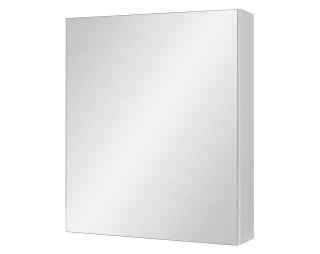 Bad Spiegelschrank KUBOA 50cm | 1-türig | weiß-hochglanz