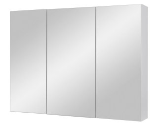 Bad Spiegelschrank KUBOA 80cm | 3-türig | weiß-hochglanz