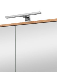 Badezimmer Spiegelschrank Woodham | zweifarbig | eiche-grau