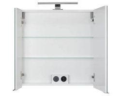 Badezimmer Spiegelschrank TERRIACA 60cm | 2-türig...