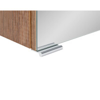 Badezimmer Spiegelschrank TERRIACA 80cm | 3-türig mit L