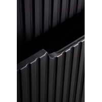 Bad Waschplatz ILUNA Black 80cm mit Türen | zum Unterba