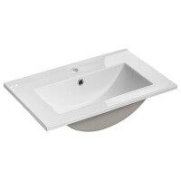 Bad Waschplatz ILUNA White 60cm Schubladen | Einbaubecken wh