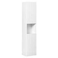 Badezimmer Hochschrank ILUNA White | 140 gallery