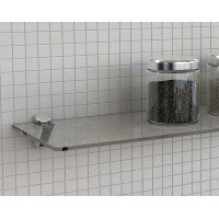 Glasregal 40x10cm Sicherheitsglas ESG | Klarglas poliert 4