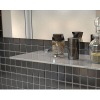 Glasregal 40x10cm Sicherheitsglas ESG | Klarglas poliert 6