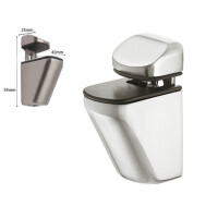 Glasregal 40x10cm Sicherheitsglas ESG | Klarglas poliert 7