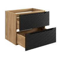 Bad Waschplatz OZEAN Onyx 70cm Schubfächer | Unterbau |