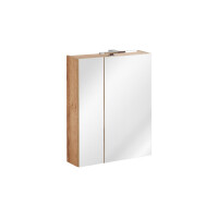 Bad-Set CAPRI 60cm 3-tlg. | Aufsatz-Becken weiß | schw