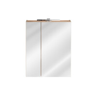 Bad-Set CAPRI 60cm 3-tlg. | Aufsatz-Becken Keramik | wei&szl