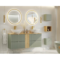 Badezimmer Waschplatz LINETTE 60cm mit Türen | zum Unte