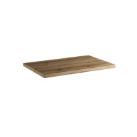 Bad Waschplatz ILUNA Black 60cm Schubfach | zum Unterbau OAK