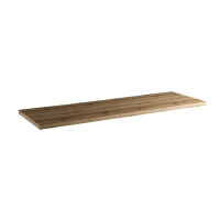 Bad Waschplatz ILUNA Black 120cm Schubfach | Unterbau OAK | 