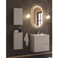 Bad Hängeschrank ILUNA Cashmere 30cm 1-türig | Kas