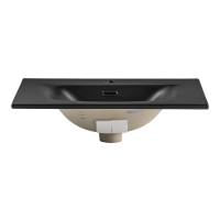 Einbau-Waschbecken "Rose Noir" 60cm | Keramik | sc