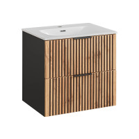 Einbau-Waschbecken "Rose Noir" 60cm | Keramik | sc