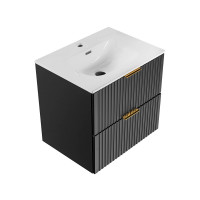 Einbau-Waschbecken "Rose Noir" 60cm | Keramik | sc