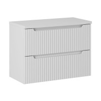 Bad Waschplatz ILUNA White 80cm Schubfac gallery