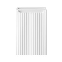 Badezimmer Seitenschrank ILUNA White 40cm | mit Wäschek