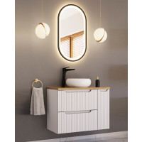 Bad-Set ILUNA White 80cm Schubladen | 2- gallery