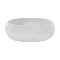 Bad-Set ILUNA White 80cm Schubladen | 5-tlg Aufsatzbecken | 