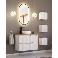 Bad-Set ILUNA White 80cm Schubladen | 5- gallery