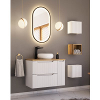 Bad-Set ILUNA White 80cm Schubla gallery 8_2nd