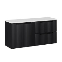 Bad Waschplatz ILUNA Black 120cm Schübe...