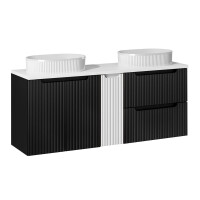 Bad Waschplatz ILUNA Black 140cm Schub & gallery