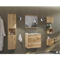Bad-Set ILUNA Oak 60cm Schubladen | 6-tl gallery