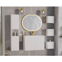 Badezimmer Spiegel ILUNA 50cm x 90cm mit LED Beleuchtung | g