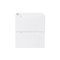 Bad Waschplatz ILUNA White 50cm Schubfach | zum Unterbau oak