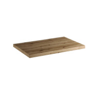 Bad Waschplatz ILUNA White 50cm Schubfach | zum Unterbau oak
