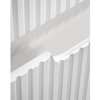 Bad Waschplatz ILUNA White 50cm Schubfach | zum Unterbau oak