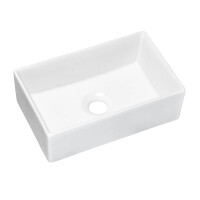 Bad Waschplatz ILUNA White 50cm mit Türen | Becken ecki