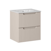 Bad-Set ILUNA Cash 50cm Schubladen | 2-tlg Einbaubecken |...