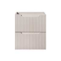 Bad-Set ILUNA Cash 50cm Schubladen | 2-tlg Einbaubecken | Ka