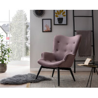 Relaxsessel mit Samtbezug | mit Armlehnen | grau 7