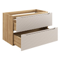 Bad Waschplatz OZEAN Achat 80cm Schubfächer | Becken EB