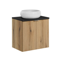 Bad Waschplatz ILUNA Oak 60cm Türen gallery