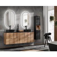 Bad-Set ILUNA Oak 160cm Schubladen | 4-tlg...