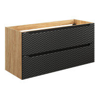Bad Waschplatz OZEAN Onyx 120cm Schübe | Becken Cloud |