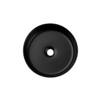 Aufsatz-Waschbecken RIFF 36cm rund | Keramik geriffelt | sch