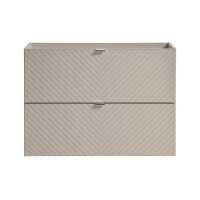 Bad Waschplatz QUERRO 80cm Schubladen | zum Unterbau wh | Ka