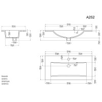 Badmöbel Waschplatz 70cm Portus 700 SlimLine | wei&szli