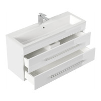 Badmöbel Waschplatz 100cm Portus 1000 SlimLine | wei&sz