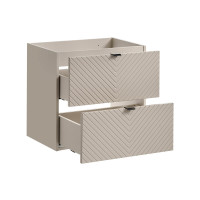 Bad-Set QUERRO 60cm Schubladen | 2-tlg zum Unterbau | kaschm