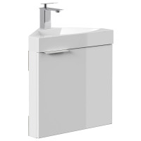 Badezimmer Raumspar Eck-Waschplatz ANGOLO 53cm |...