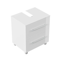Badezimmer Stand-Waschtisch SENTINEL 55cm | weiß hochg