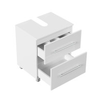 Badezimmer Stand-Waschtisch SENTINEL 55cm | weiß hochg
